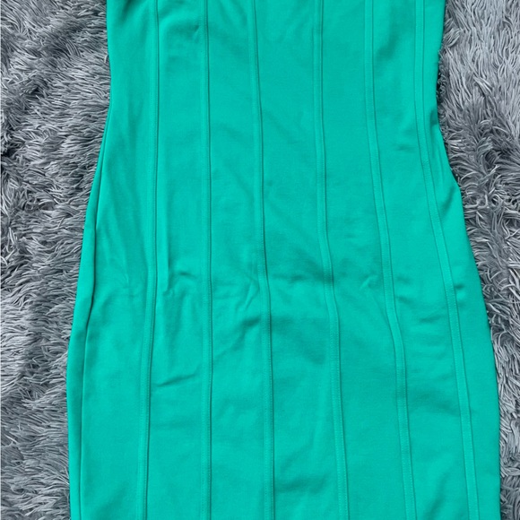 Fashion, nova curves, turquoise, mini dress, size large - Picture 2 of 5